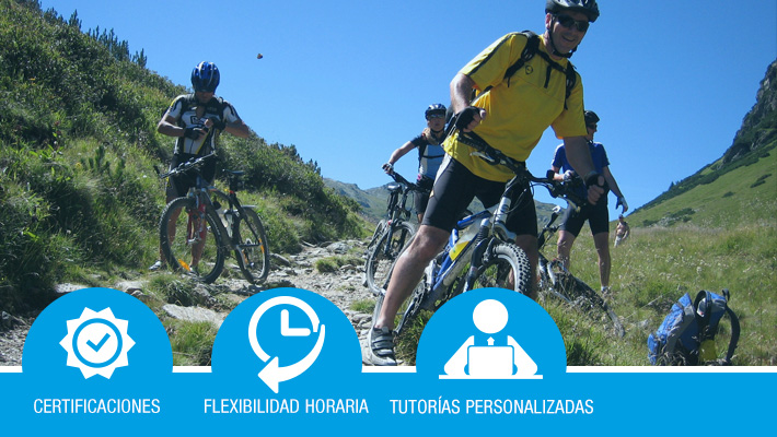 Técnico en conducción de grupos en Bicicleta de montaña*