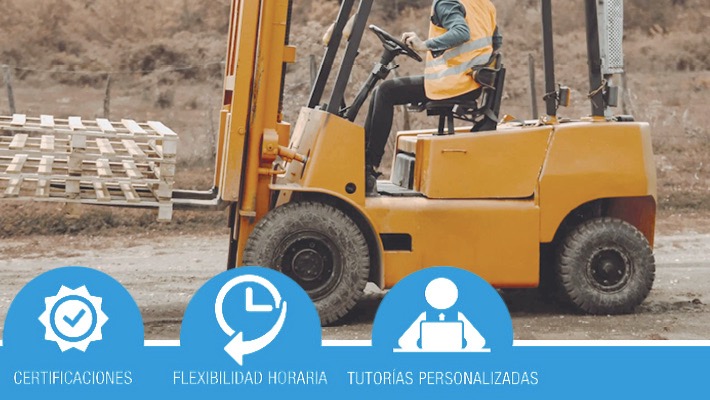 [Nº 70. Aula 8. Profesiones específicas.] Manipulador de cargas con carretillas elevadoras