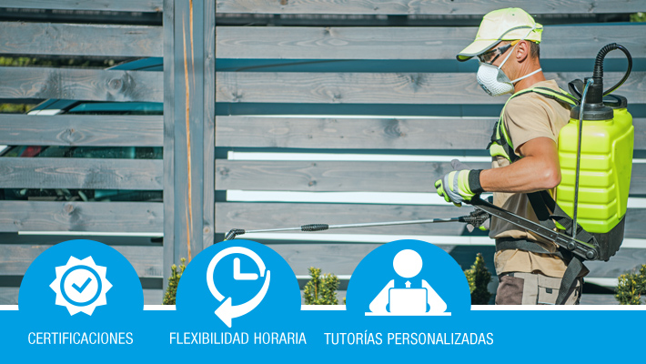 Aplicación de medios y productos para el control de plagas*