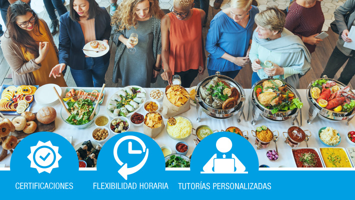 Recepción y lavado de servicios de catering